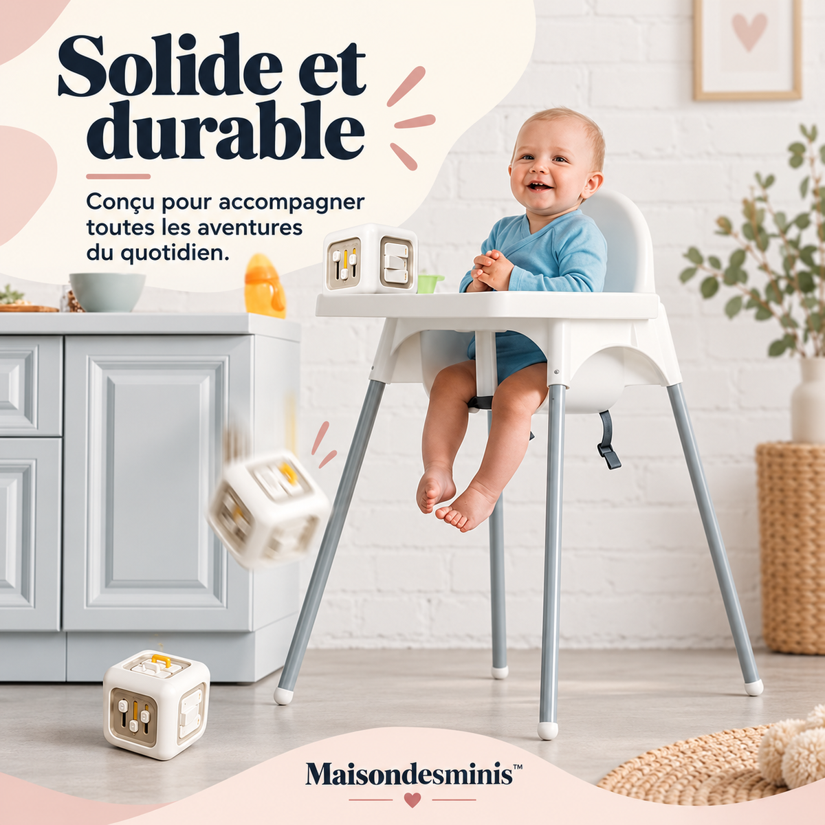 Cube d’activités Montessori Maisondesminis™