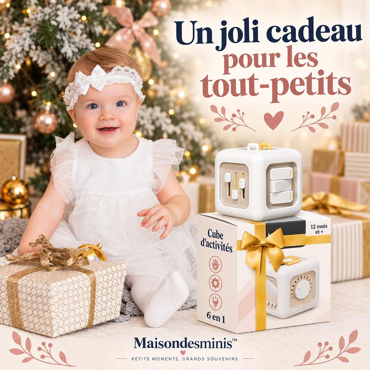 Cube d’activités Montessori Maisondesminis™