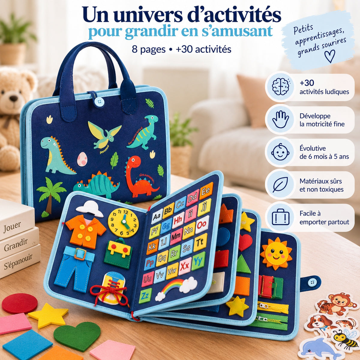 Livre d'activités Montessori
